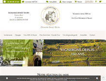Tablet Screenshot of domaine-burn.fr